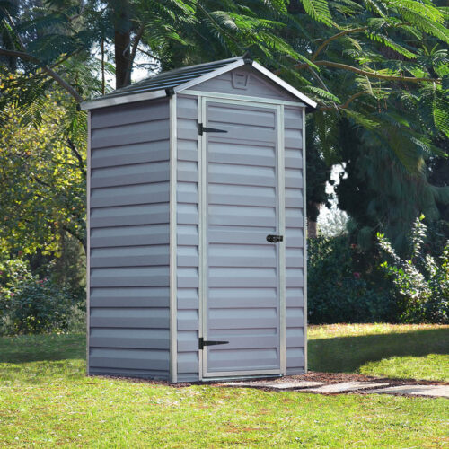 Palram Canopia Skylight 4 ft. x 3 ft. Shed Kit - Dark Grey