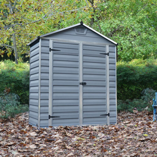 Palram Canopia Skylight 6 ft. x 3 ft. Shed Kit - Dark Grey