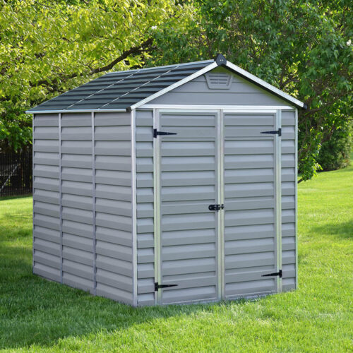 Palram Canopia Skylight 6 ft. x 8 ft. Shed Kit - Dark Grey